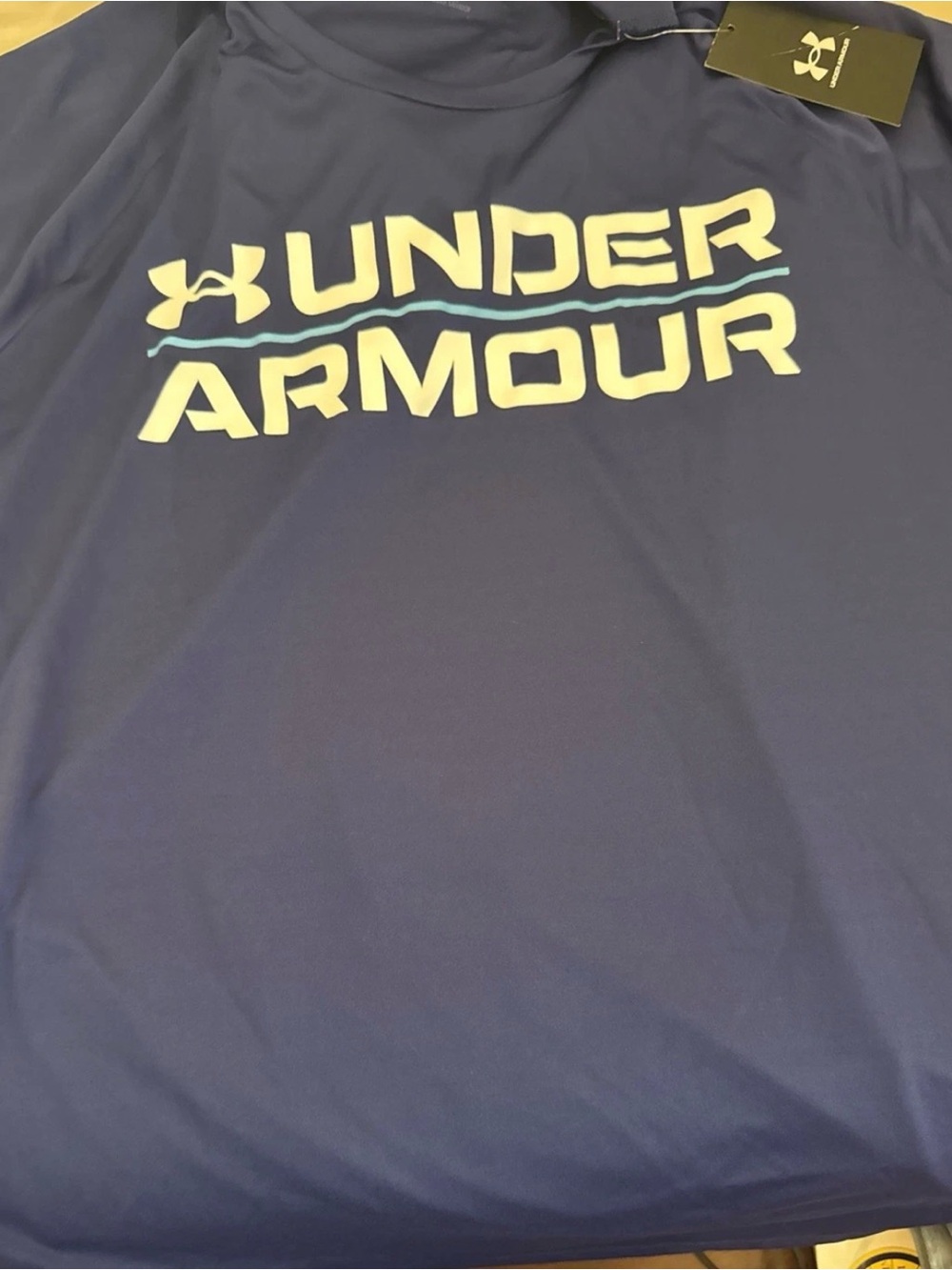 Under Armour Men’s Navy Blue Logo Performance Tee